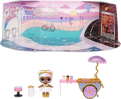 Ігровий набір із лялькою L.O.L. Surprise! Furniture Sweet Boardwalk S4 Леді-Цукор з візком солодощів (572626)
