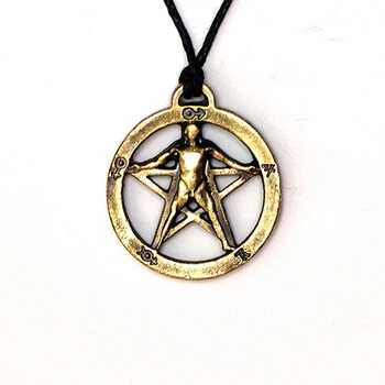 Амулет кулон Пентаграмма Агриппы Semantic Jewelry Бронзовое покрытие 2.3 x 2.5 x 0.2 см