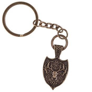 Амулет брелок Священний Олень Semantic Jewelry Бронзове покриття + брелок 4.0 x 2.3 x 0.2 см
