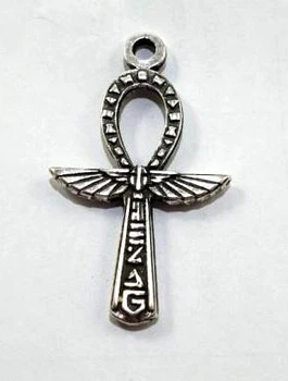 Амулет кулон Египетский Крест Жизни "Anch" Semantic Jewelry Серебрение 3.3 x 2.3 x 0.3 см