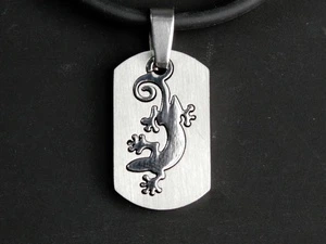 Кулон Саламандра Semantic Jewelry Стальной цвет 2,7 см 2.7 x 1.6 x 0.2 см