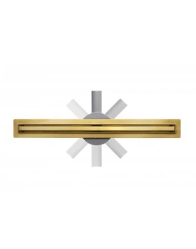 Трап для душа щелевой золотой Epelli™ Slim D'oro 360⁰ 70 см