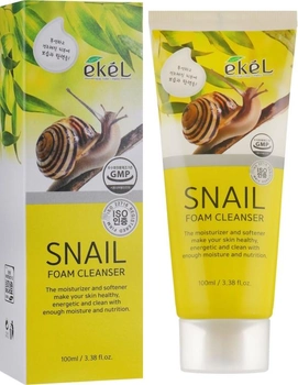 Пенка для умывания Ekel Snail Foam Cleanser с муцином улитки 100 мл (8809446653397)