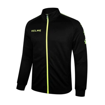 Олимпийка (мастерка) Kelme Training Jacket черно-желтая L 3881324.9012