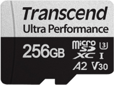 Карта памяти Transcend microSDXC 340S 256GB UHS-I U3 V30 A2 (TS256GUSD340S)