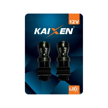 Габаритные лампы KAIXEN P27W LED белый 16*3030SMD CANBus - 2шт