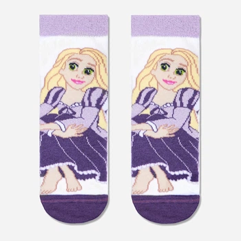 Дитячі шкарпетки бавовняні для дівчаток Conte Kids Disney 17С-138СПМ 386 18 р Білі (4810226372302)