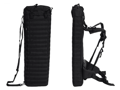 Транспортный чехол для оружия / MOLLE рюкзак черный