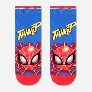 Детские носки хлопковые для мальчиков Conte Kids Marvel 17С-132СПМ-355 20 р Синие (4810226333006)