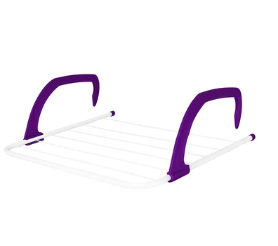 Навісна сушарка для білизни 68х40 см Фіолетова, сушка на батарею Fold Clothes Shelf TL00143-XXL (VS7004593)