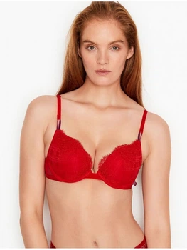 Бюстгальтер Push-up Victoria's Secret 409-834 75D Красный