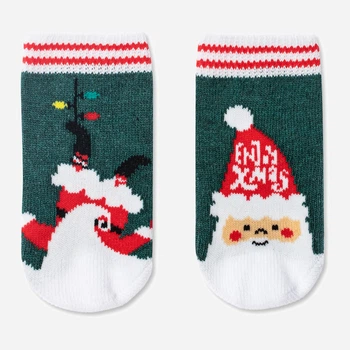 Шкарпетки Conte Kids CK New Year 19С-87СП-522 13-14 р Темно-бірюзові (4810226552056)