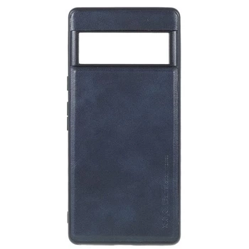 Защитный чехол X-LEVEL Leather Back Cover для Google Pixel 6 Pro - Blue