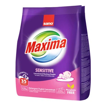 Пральний порошок Sano Maxima Sensitive 1.25 кг (7290000295336)