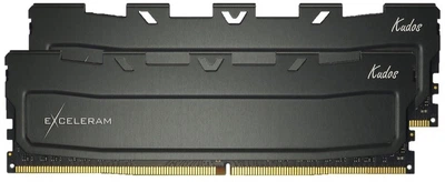 Оперативная память eXceleram DDR4-3200 16384MB PC4-25600 (Kit of 2x8192) Red Kudos (EKBLACK4163222AD)