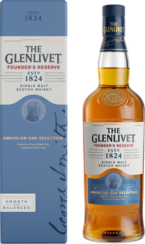 Віскі The Glenlivet Founder's Reserve 0.7 л 40% у подарунковій упаковці (5000299609347)