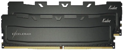 Оперативная память eXceleram DDR4-3200 65536MB PC4-25600 (Kit of 2x32768) Black Kudos (EKBLACK4643222CD)