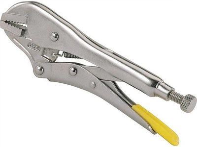 Клещи зажимные Stanley с фиксатором и прямыми губками 225 мм 0-84-811