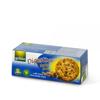 Печиво Gullon Digestive вівсяне з шоколадними крихтами, 425г