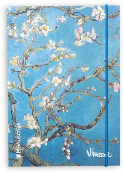Скетчбук Manuscript V. Gogh 1890 Plus A5 Чистые 160 страниц с открытым переплетом (M - VG1890+)