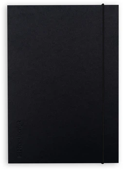 Скетчбук Manuscript Black Plus A5 Чистые 160 страниц с открытым переплетом (M - Black+)