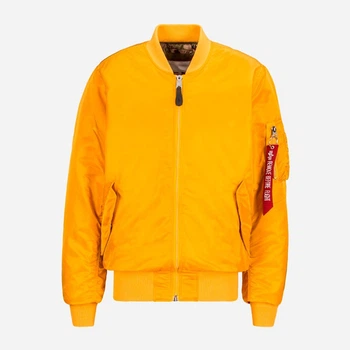 Бомбер Alpha Industries MA-1 Coalition Blood Chit MJM48500C1 L Golden Yellow