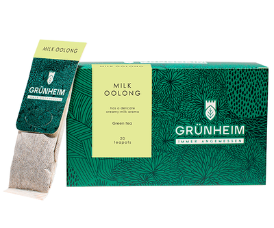 Зеленый чай Grunheim Milk Oolong в пакетиках 20 шт