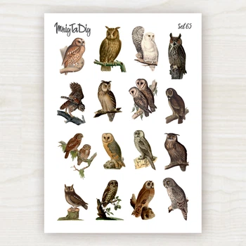 Стикерлист MriyTaDiy Set 65 «Совы»