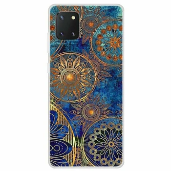 Силіконовий (TPU) чохол Deexe Life Style для Samsung Galaxy Note 10 Lite (N770) - Gold Pattern
