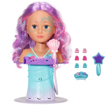 Кукла-манекен Baby Born с автоматическим душем - Сестричка-Русалочка на присоске с аксессуарами (4001167830550)
