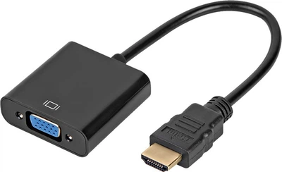 Переходник HDMI - VGA без аудио выхода конвертер адаптер ХДМИ в ВГА преобразователь ( HDMI to VGA )