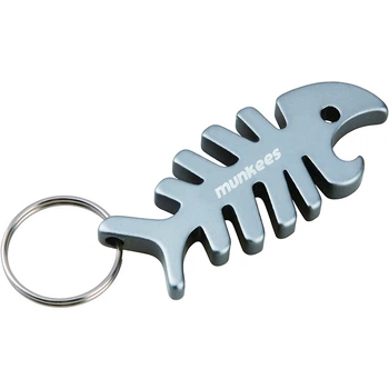 Брелок-открывашка Munkees Fish Bone grey (3428-GY)