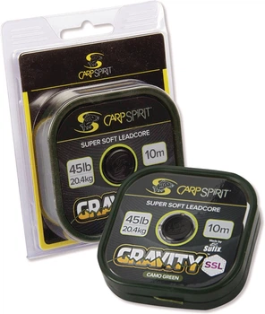 Лидкор Carp Spirit Gravity UHL Ultra Heavy Lead Core 10 м 20.4 кг 45 LB Camo Green (ACS640044)
