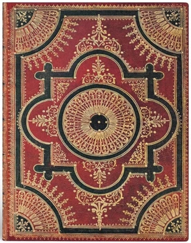 Блокнот Paperblanks Барокко Вентальо Россо Flexi великий 18 х 23 см в лінію