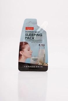 Ночная маска для лица с молоком ослицы YEPPEN SKIN Donkey Milk Sleeping Pack 20 г (8 809 369 859 876)