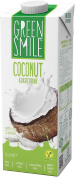 Напиток ультрапастеризованный рисово-кокосовый обогащенный кальцием Green Smile 3.0% жира 1 л (4820254400090)