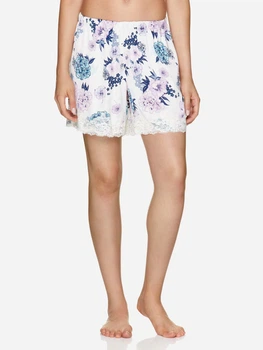 Szorty piżamowe damskie United Colors of Benetton 4KO23F355 S Biały/Fioletowy (8032653965018)