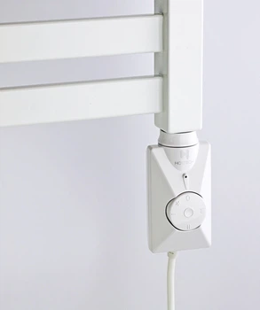 Тэн у полотенцесушитель Hottech Volcano с регулятором, таймером, белый (white) 600 Вт