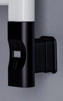 Тэн электрический у полотенцесушитель Heatpol H+E D с регулятором, черный (black) 600 Вт