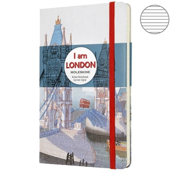 Тижневик Moleskine I am London середній 8058341710265