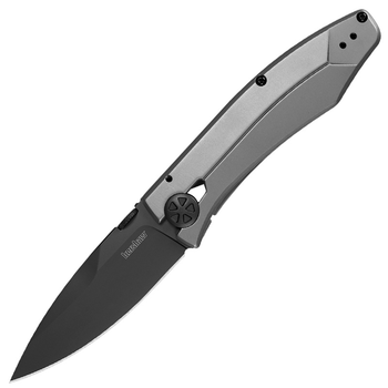 Ніж складаний Kershaw Innuendo (довжина: 193мм, лезо: 85мм, чорне), сірий