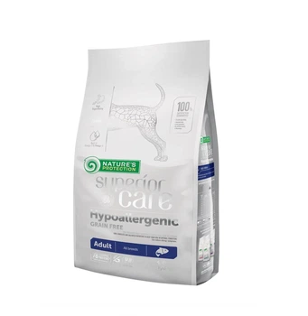 Сухий гіпоалергенний беззерновий корм для собак всіх порід Nature's Protection Superior Care Hypoallergenic Grain Free Adult All Breeds, 1,5 кг (NPSC45796)