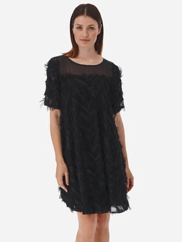 Сукня міді літня жіноча Tatuum Jolandi T2124.418B-999 36 Чорна (5900380960305)