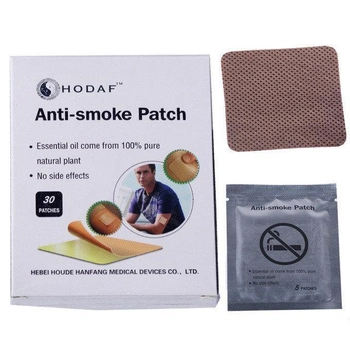 Антинікотиновий пластир Anti smoke Patch HODAF 1 уп/30 шт