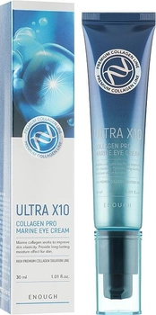 Антивозрастной крем для век Enough Ultra X10 Collagen Pro Marine Eye Cream 30 мл (8809438485654)