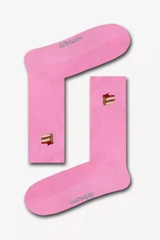 Носки Neseli вишивка Торт, One size (37-43)