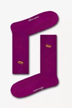 Носки Neseli вишивка Хот Дог, One size (37-43)