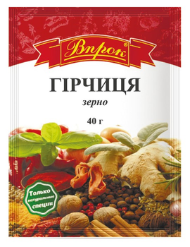 Горчица зерно Впрок 40г