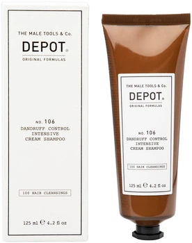 Интенсивный крем-шампунь против перхоти Depot 106 Dandruff Control Shampoo 125 мл (8032274086932/8032274151142)