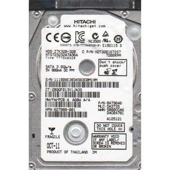 HDD 2.5" SATA 320GB Hitachi (HGST) Travelstar Z7K320 7200rpm 16MB (HTS723232A7A364) Ref